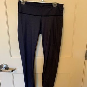 Dark blue lululemon leggings size 8